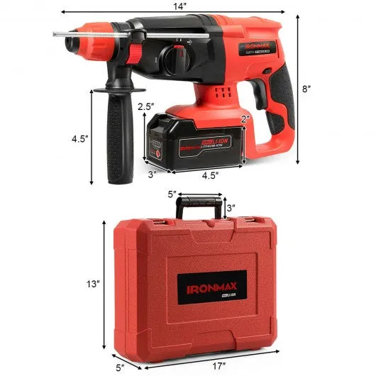 3 Functions 20 V Cordless Electric Hammer Drill