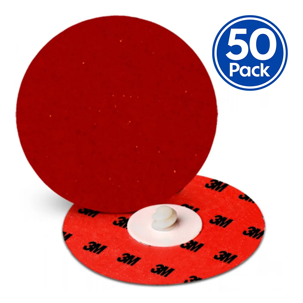 3M 984F Cubitron II Roloc Disc 50mm P80 Grit x 50 Pack Box Sanding Abrasive