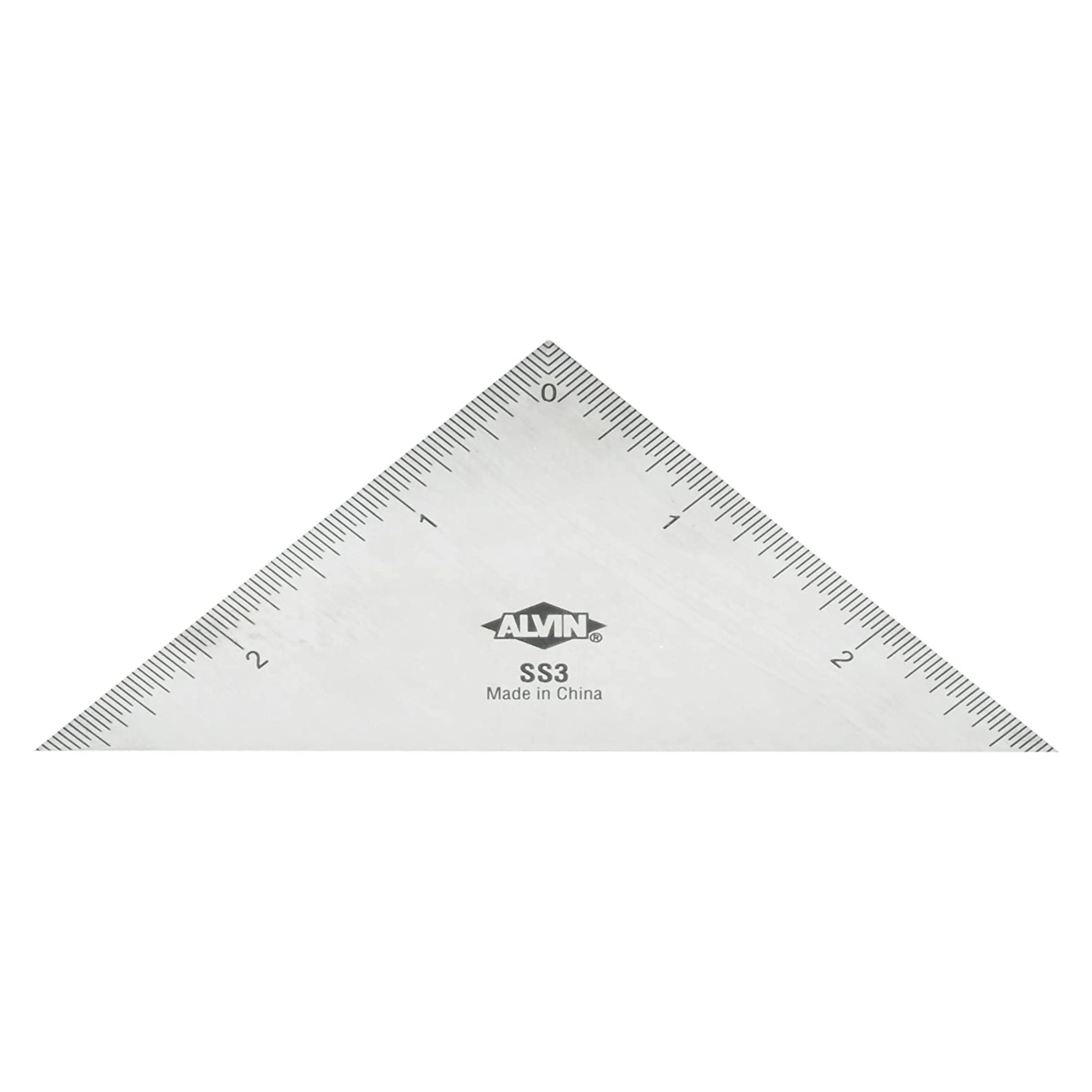 3" Steel Triangle Graduated