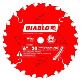 6 in. x 20 Tooth Framing Saw Blade for Porter Cable Saw Boss - 18 per Order