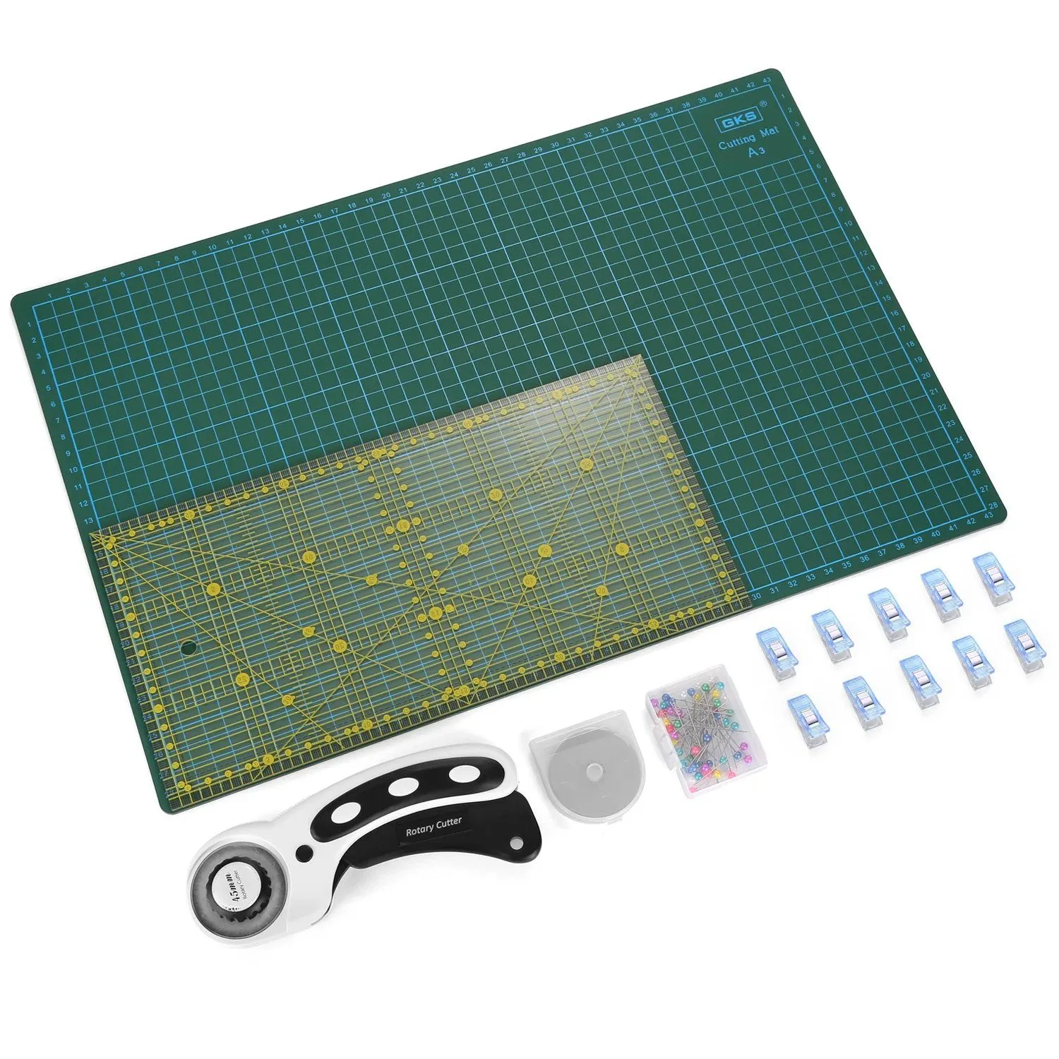 66-Piece: Rotary Cutter Tool Kit