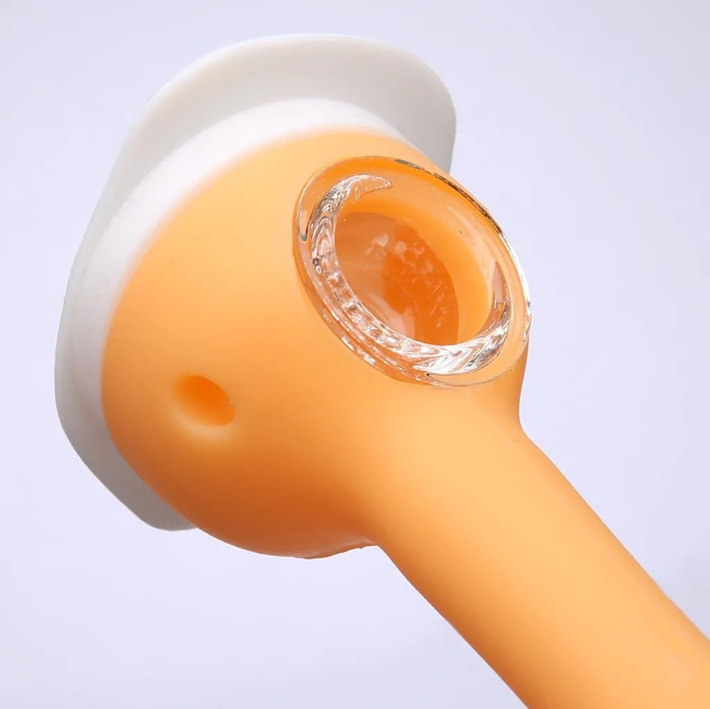 Anonymous Themed Silicone Hand Pipes