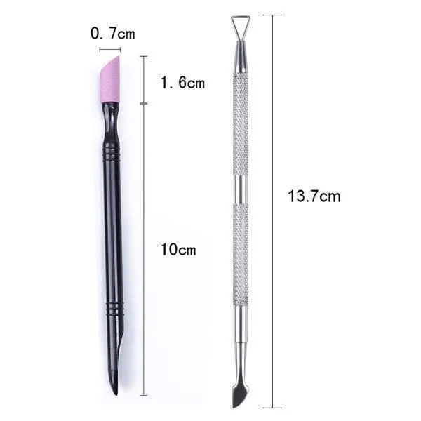 Born Pretty - Duo Gel Remover & Cuticle Pusher (#36321   #41599)