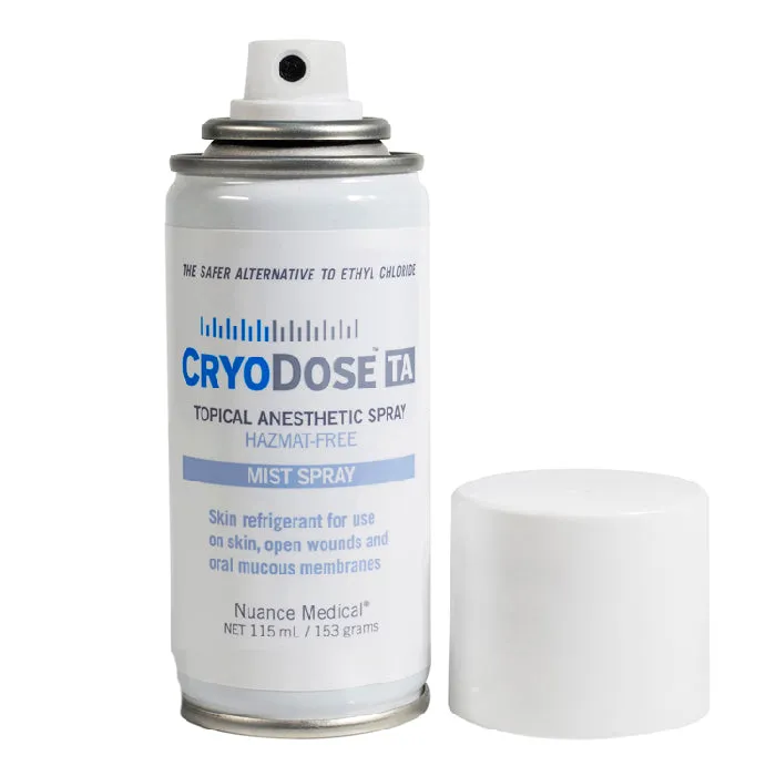 CryoDose TA Topical Anesthetic Mist Spray 115 mL Size