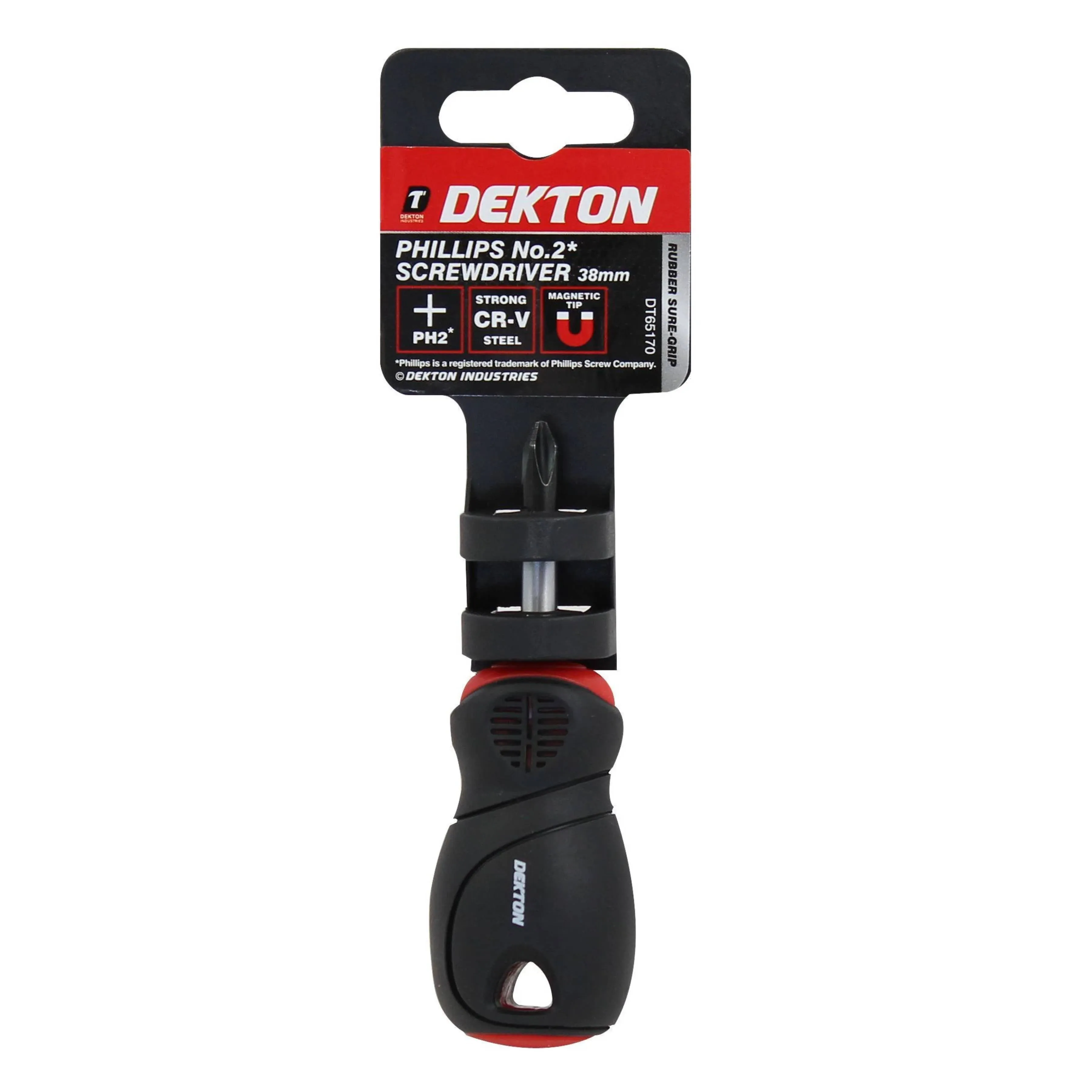 DEKTON Phillips No.2 x 38mm Screwdriver