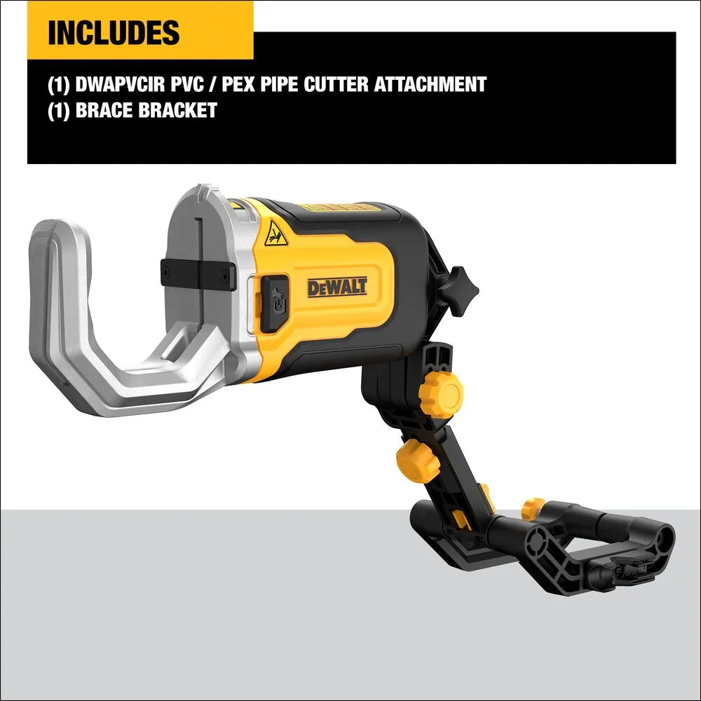 DeWALT DWAPVCIR IMPACT CONNECT PVC/PEX Pipe Cutter Attachment