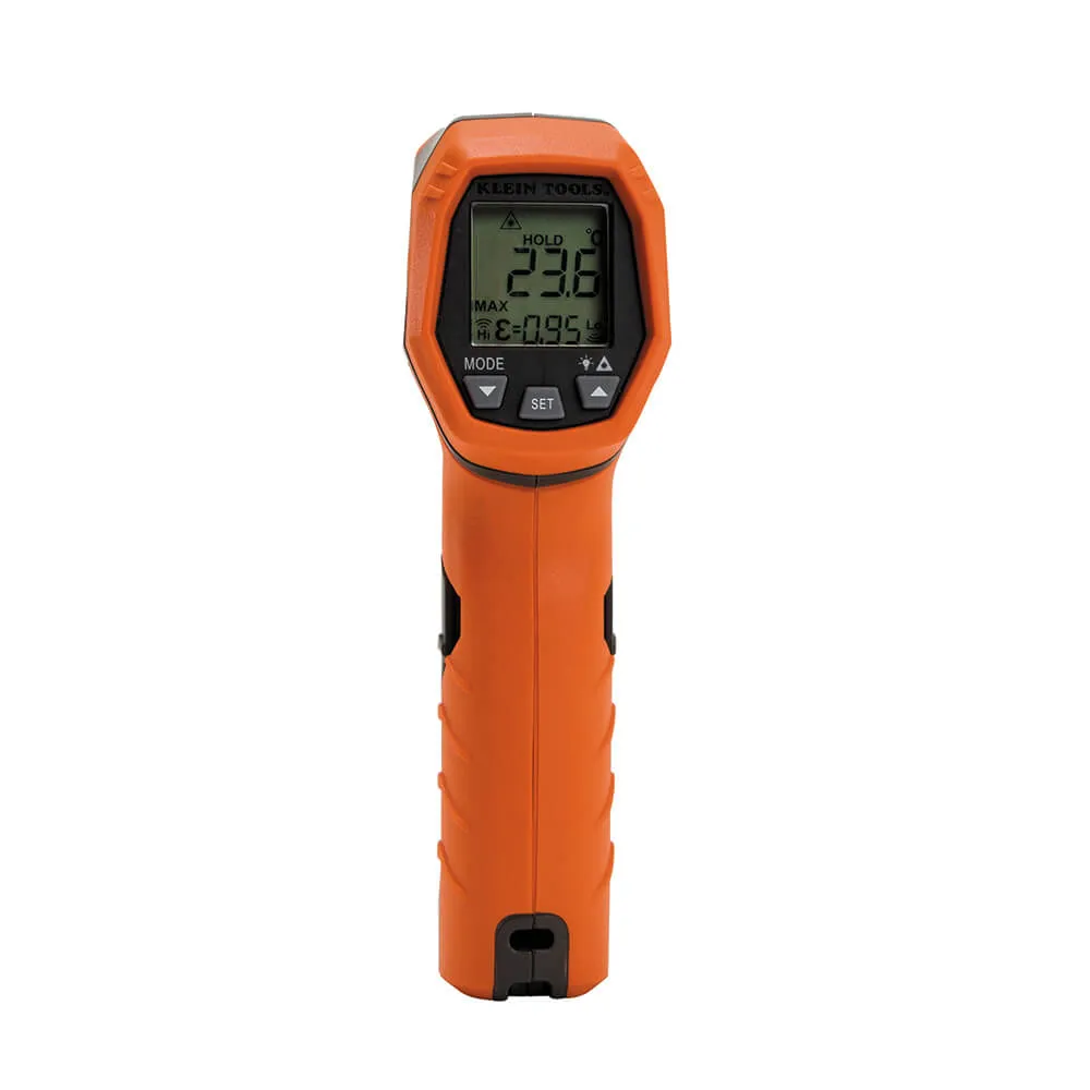 Dual laser infrared thermometer