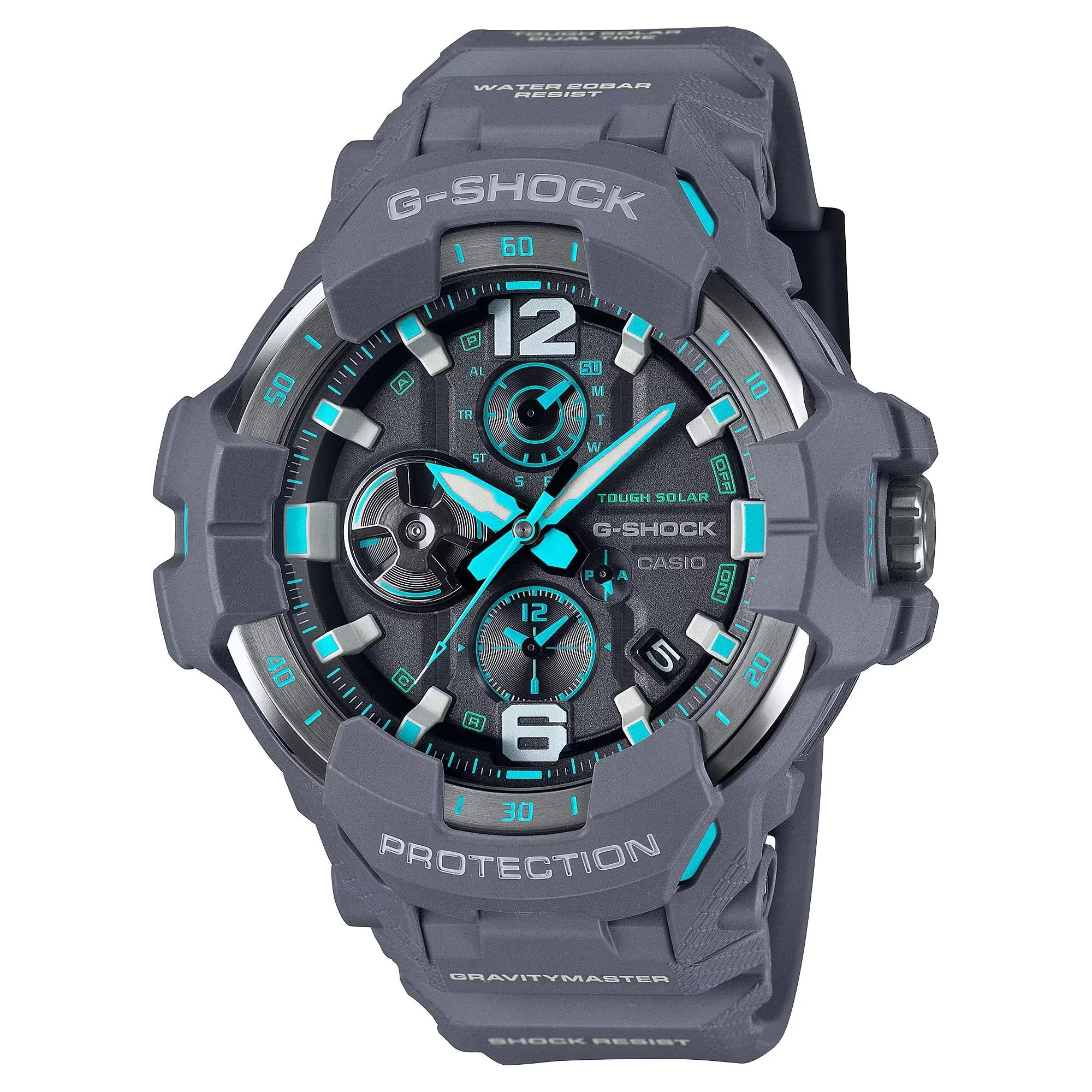 Advanced G-Shock Gravitymaster GRB300-8A2 Mens Durable Bluetooth Smartwatch with Shock and Water Resistance