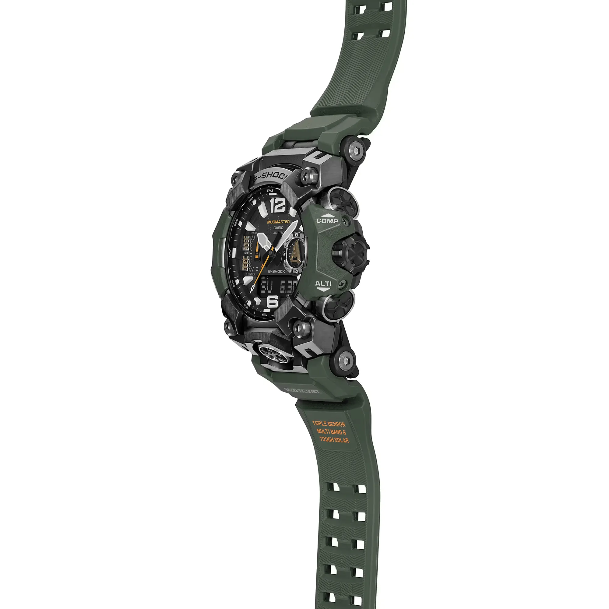 Casio G-Shock Mudmaster GWG1000-3A Rugged Outdoor Watch with Solar Power and Multiband 6 Radio Timekeeping