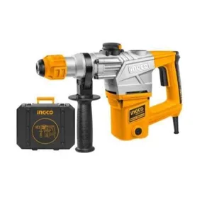 Ingco RH10508 1050W Rotary Hammer Drill | 4000bpm | 900 RPM | Metal Construction | Professional Industrial Yellow Drill Machine