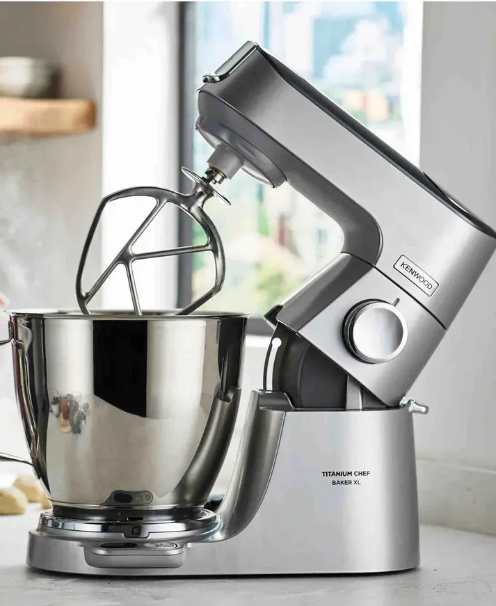 Kenwood Titanium 5L   7L Chef XL Baker - Silver