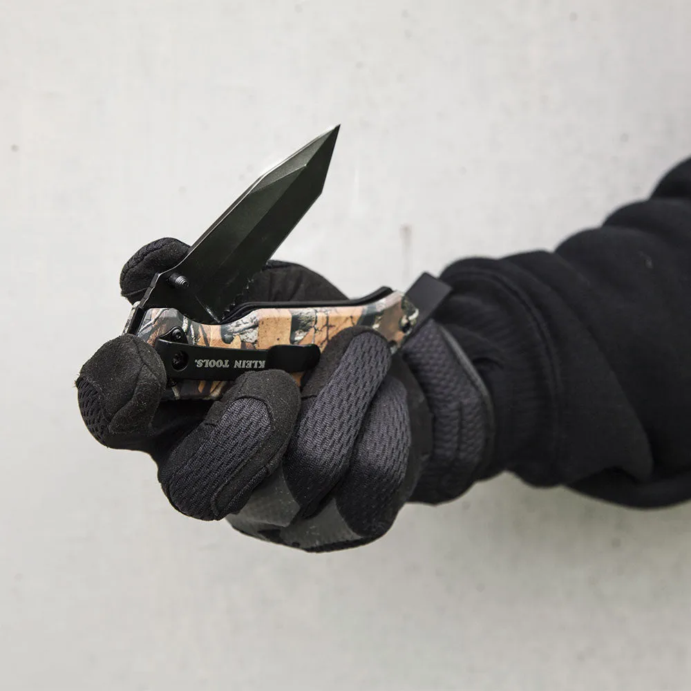 Klein 44222 Pocket Knife, REALTREE XTRA Camo, Tanto Blade