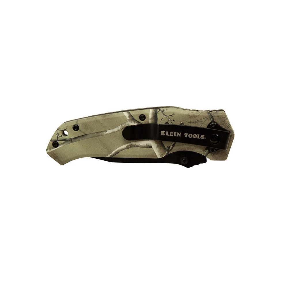 Klein 44222 Pocket Knife, REALTREE XTRA Camo, Tanto Blade