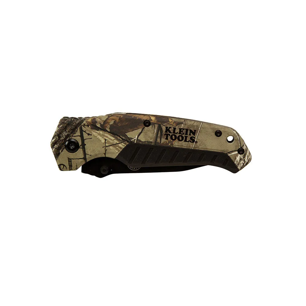 Klein 44222 Pocket Knife, REALTREE XTRA Camo, Tanto Blade