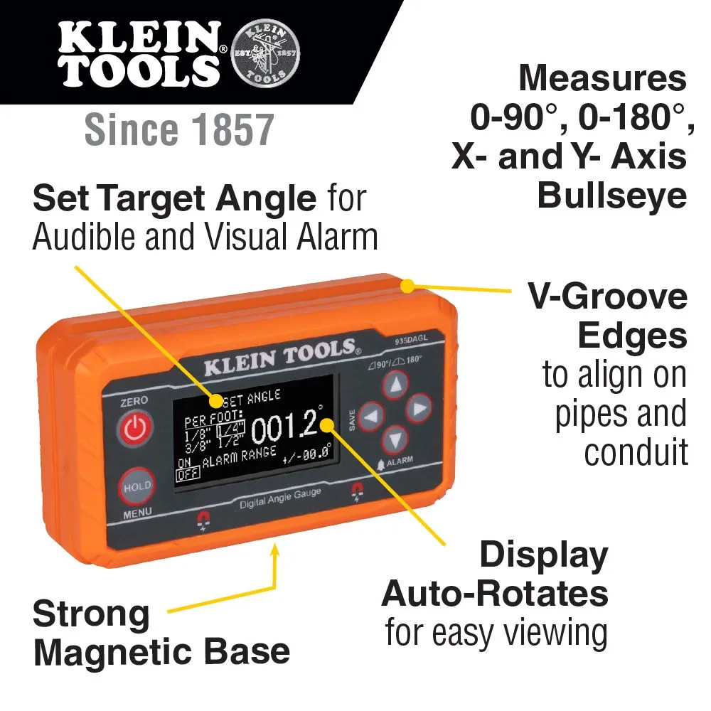 Klein 935DAGL Digital Level with Programmable Angles