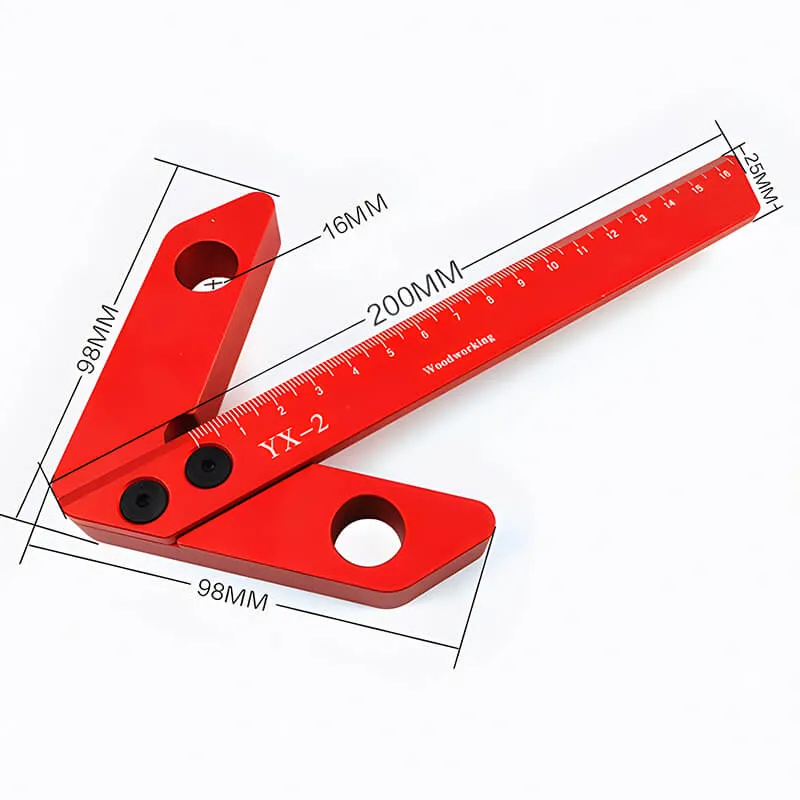 Levoite™  Precision Center Line Scriber Circle Center Finder Ruler