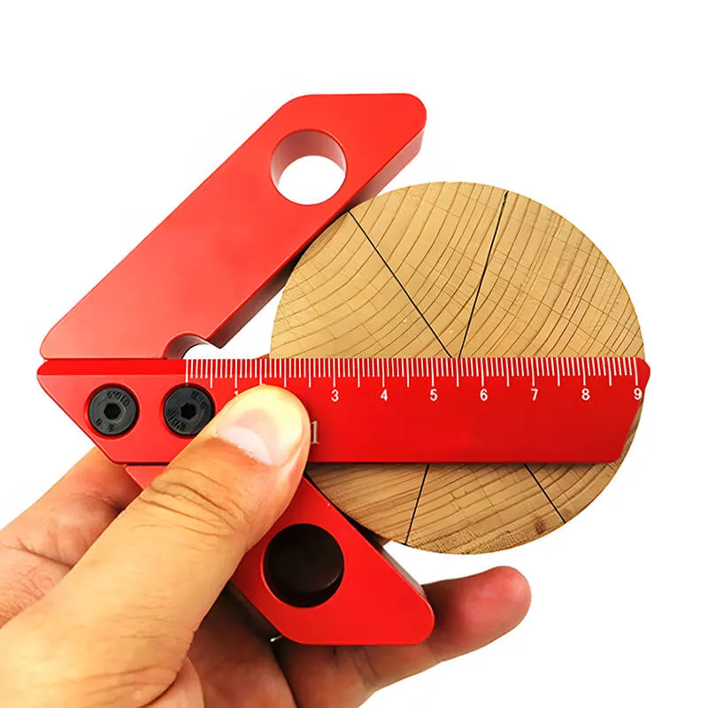 Levoite™  Precision Center Line Scriber Circle Center Finder Ruler