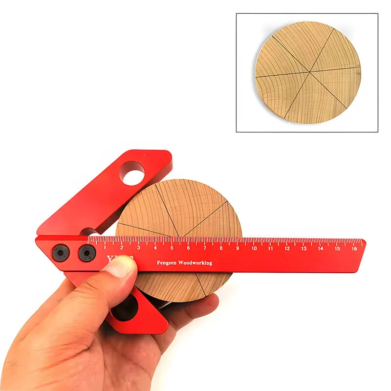 Levoite™  Precision Center Line Scriber Circle Center Finder Ruler