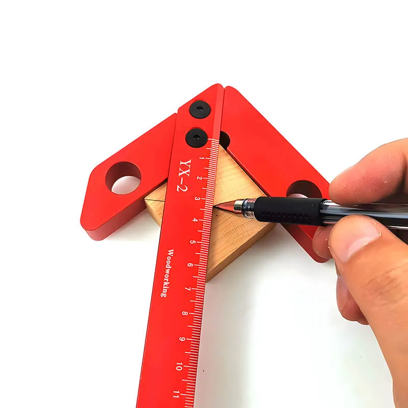 Levoite™  Precision Center Line Scriber Circle Center Finder Ruler