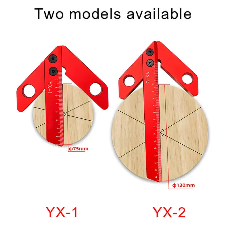 Levoite™  Precision Center Line Scriber Circle Center Finder Ruler