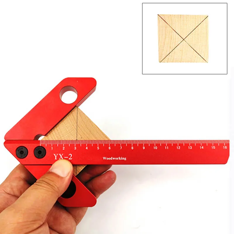 Levoite™  Precision Center Line Scriber Circle Center Finder Ruler