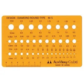 Modeling Template Diamond Round Type M-5