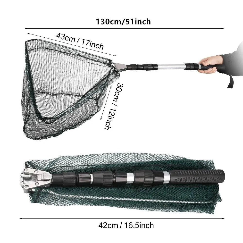 NFH Telescopic Fishing Net: Collapsible and Portable for Fish Landing