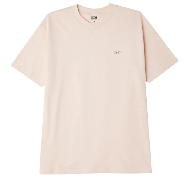 Obey Raise the Level T-Shirt - Cream