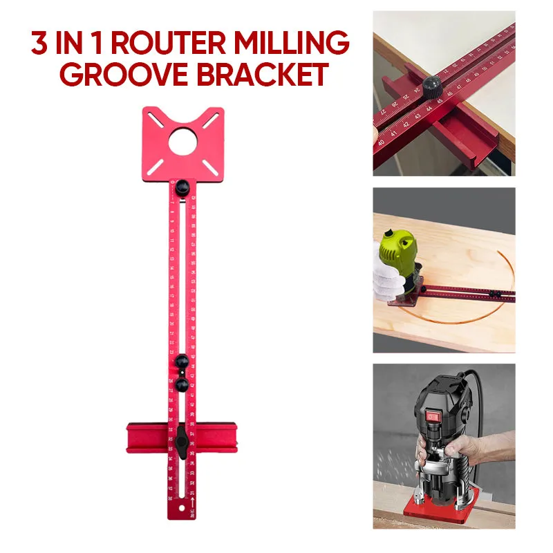 SAKER® 3 in 1 Router Milling Groove Bracket