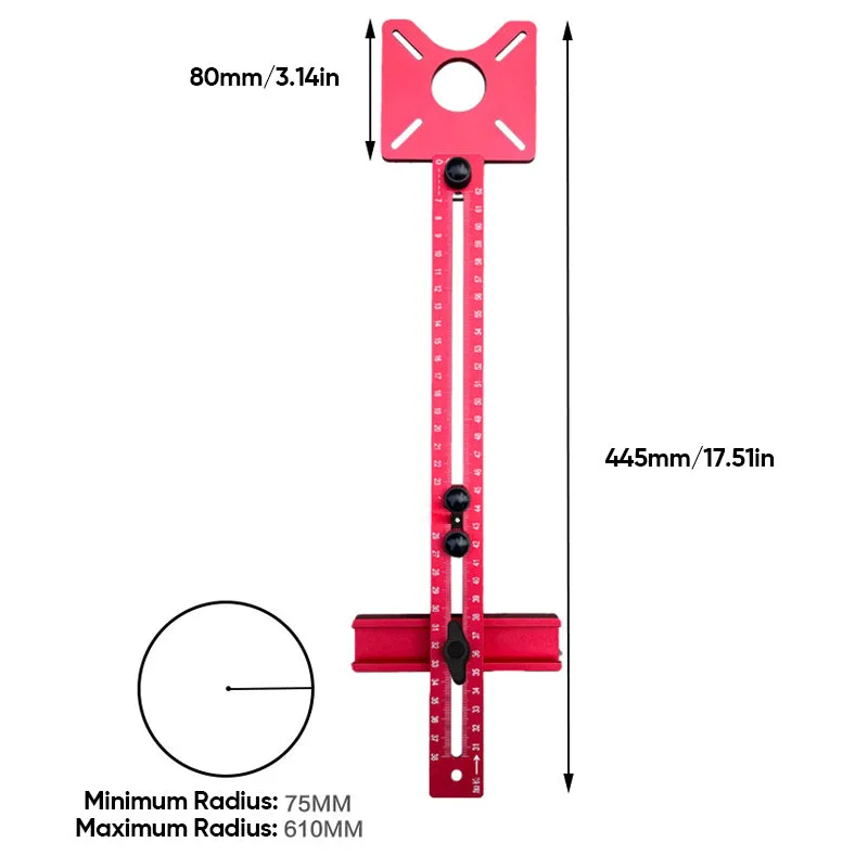 SAKER® 3 in 1 Router Milling Groove Bracket