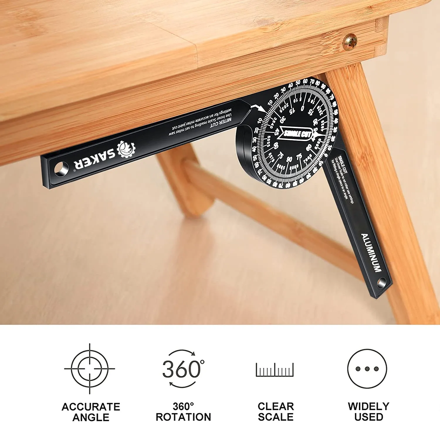 Saker® Miter Saw Protractor