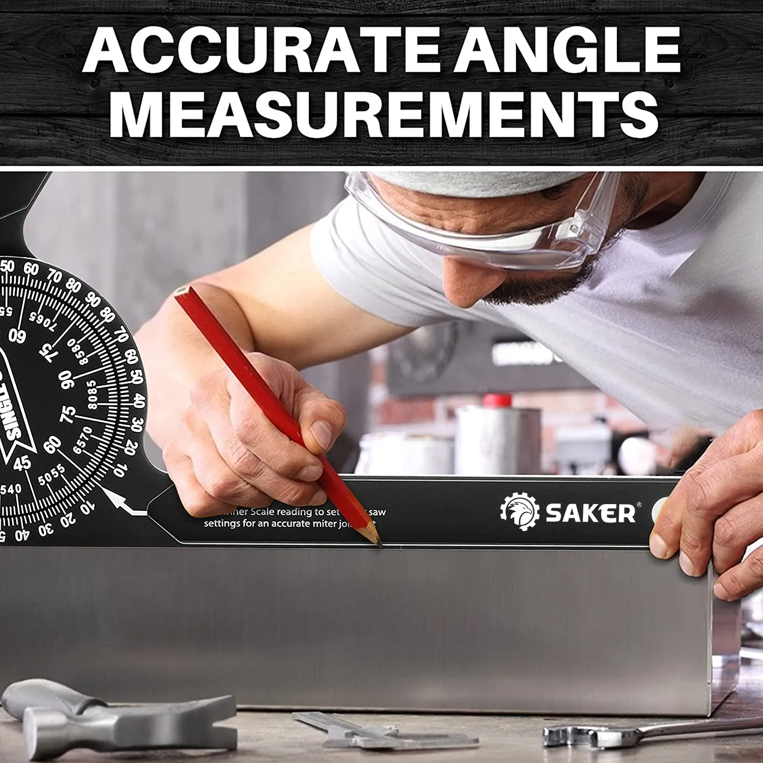 Saker® Miter Saw Protractor