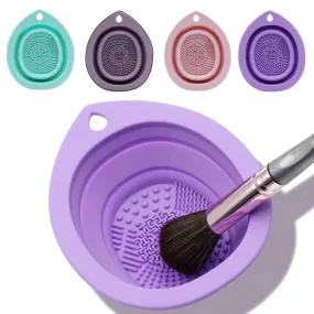 Silicone Makeup Brush Cleaner Bowl