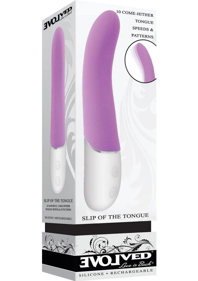 Slip Of The Tongue Rechargeable Silicone Clitoral Stimulator