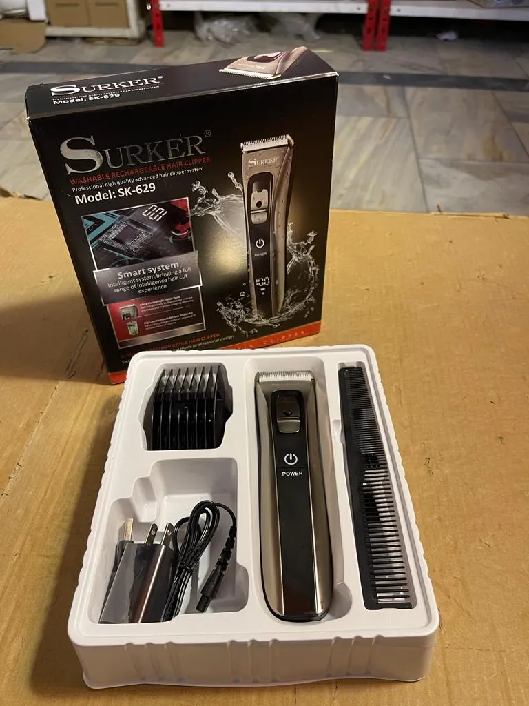 Surker Washable Rechargeable Hair Clipper